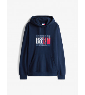 Suéter Tommy Reg Rwb Flag Hoodienavy