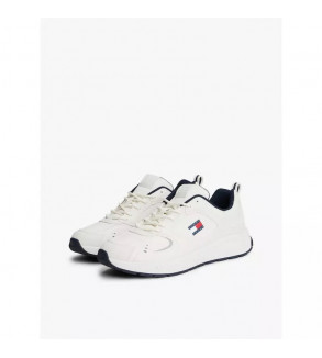 Zapatillas Tommy Runner Leather Blanco