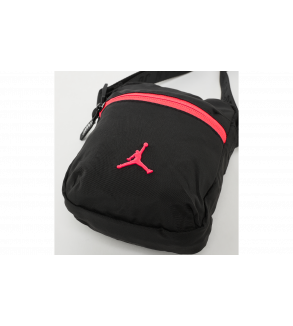 Bolso Jordan Airborne Festival Negro-Rojo