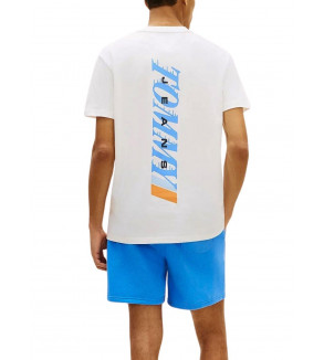 Camiseta Tommy Reg Vintage La Bck Blanco