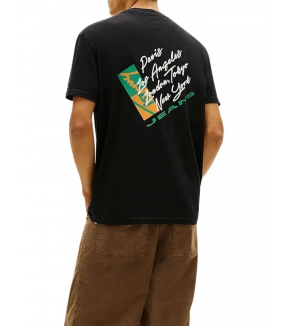 Camiseta Tommy Reg Sign Shift Negro